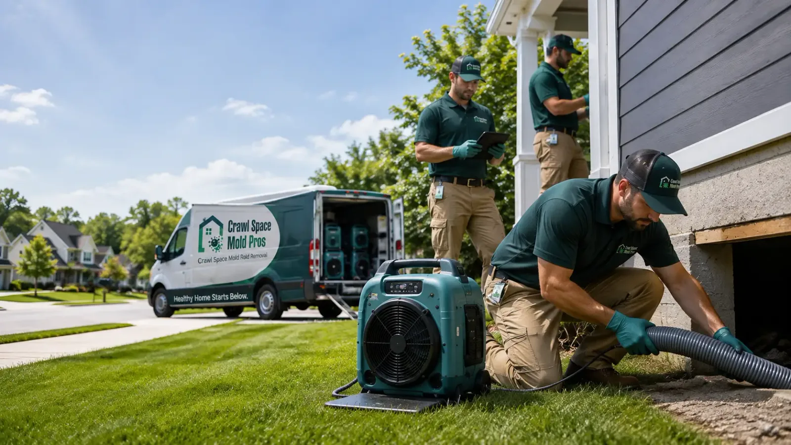 Crawl Space Mold Removal in Herald, CA